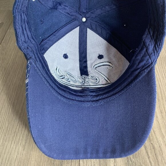 Texas Souvenir Ball Cap Blue Adj Hook & Loop Closure Embroidery TX Letters Texas - Picture 9 of 9